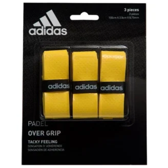 Pack of 3 Perforated Yellow Adidas Overgrips