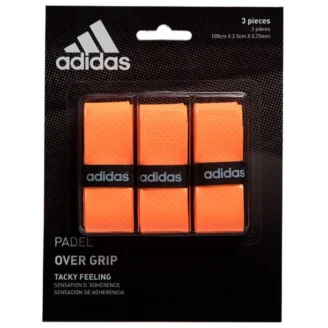 Pack of 3 Perforated Orange Adidas Overgrips