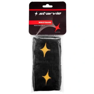 Pack of 2 StarVie Black-Yellow Wristbands