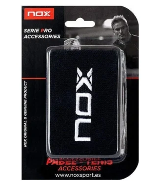 Blister pack of 2 NOX wristbands, black and white