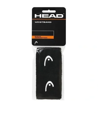 Blister pack of 2 Head 2.5″ Black wristbands