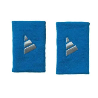 Blister pack of 2 blue Adidas wristbands