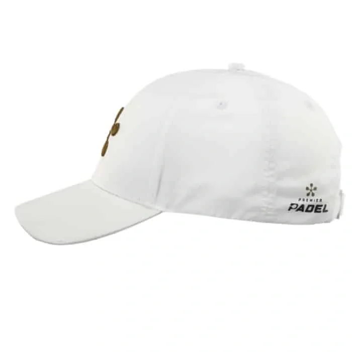 perfil-gorra-bullpadel-premier-padel-blanca