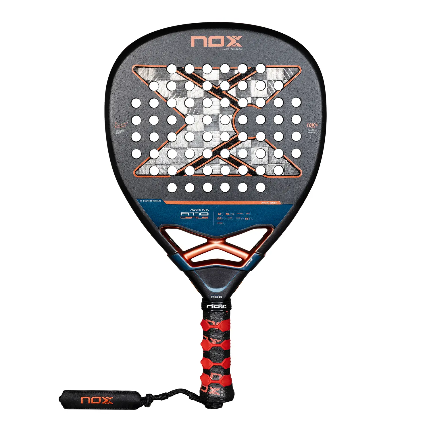 NOX padel racket AT10 Luxury Genius Attack 18K Alum - Image 1