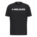 Head Club Original fekete padel póló 2025