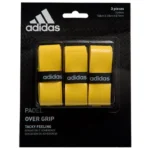 Adidas Overgrips Pack Of 3 Perforated Yellow