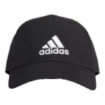 Adidas Black Baseball Cap – White Logo
