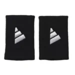 Adidas Blister Pack Of 2 Black Wristbands