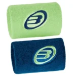 Bullpadel Blister Pack Of 2 BG Small Wristbands Green/Dark Blue