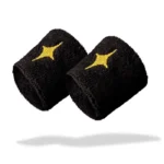 Pack of 2 StarVie Black-Yellow Wristbands - Image 2