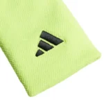 Adidas Pack Of 2 Lime Green Wristbands - Image 2