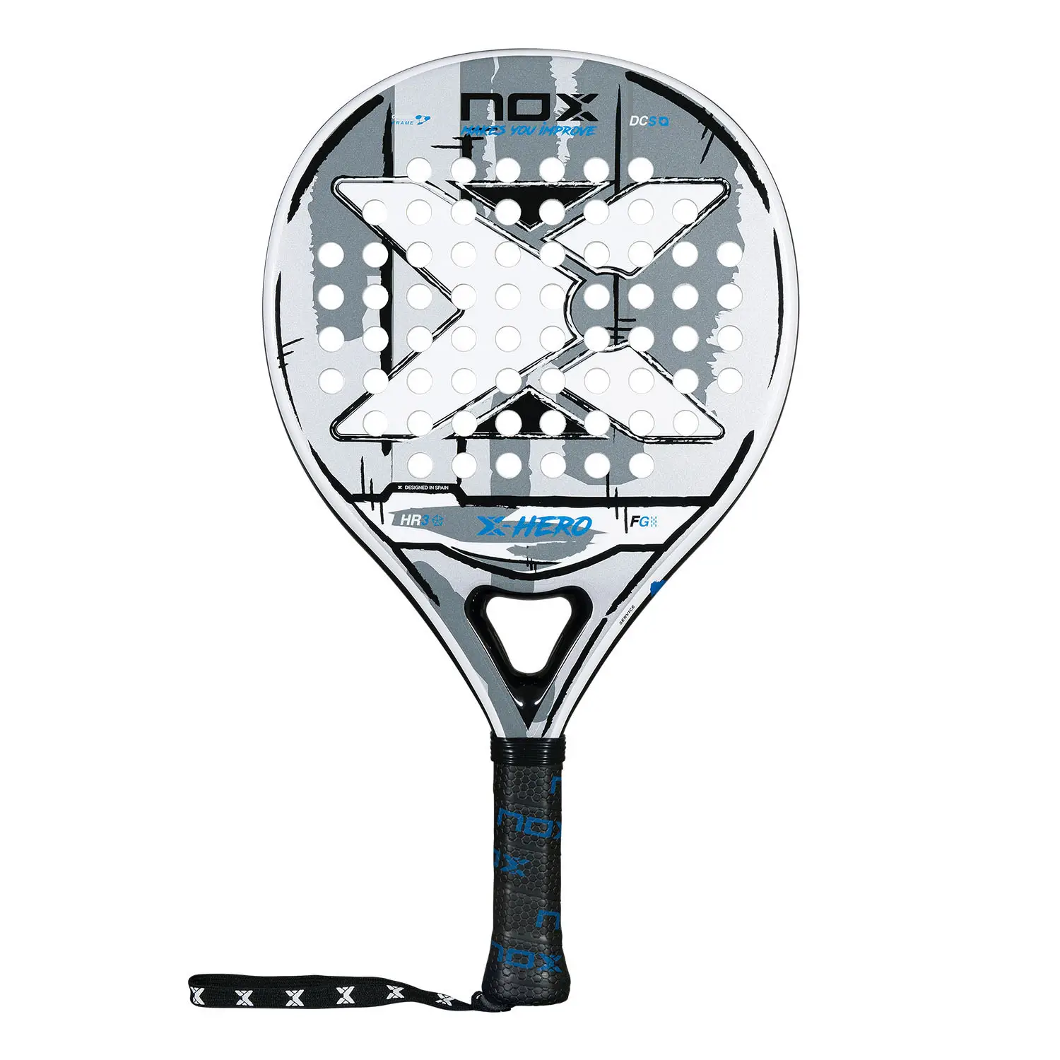 120984-pala-nox-x-hero-white-pxherowh-1500x1500-1 Nox X-Hero padel ütő 2026 - Image 1